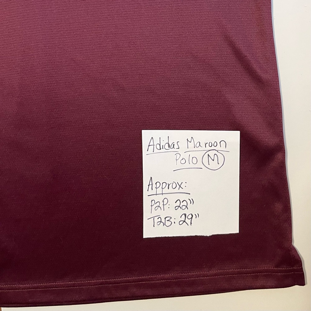 Adidas Polo - Jersey Fabric - Size Medium - Picture 2 of 10